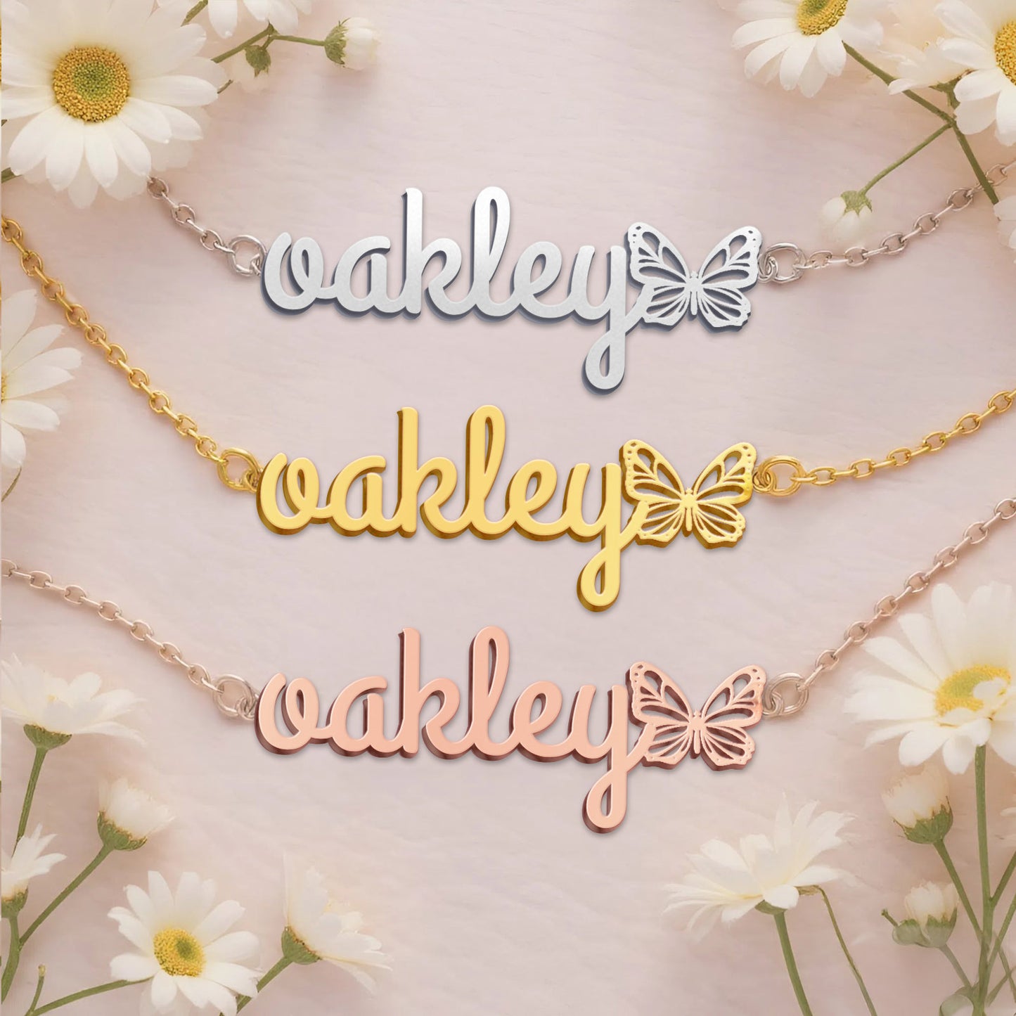 OAKLEY  TTL01 Personalized Name Necklace – Perfect Gift