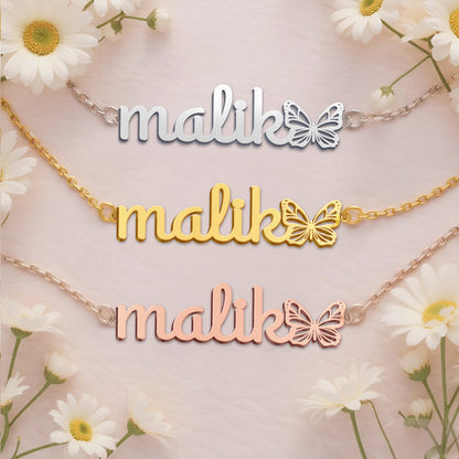 MALIK  TTL01 Personalized Name Necklace – Perfect Gift