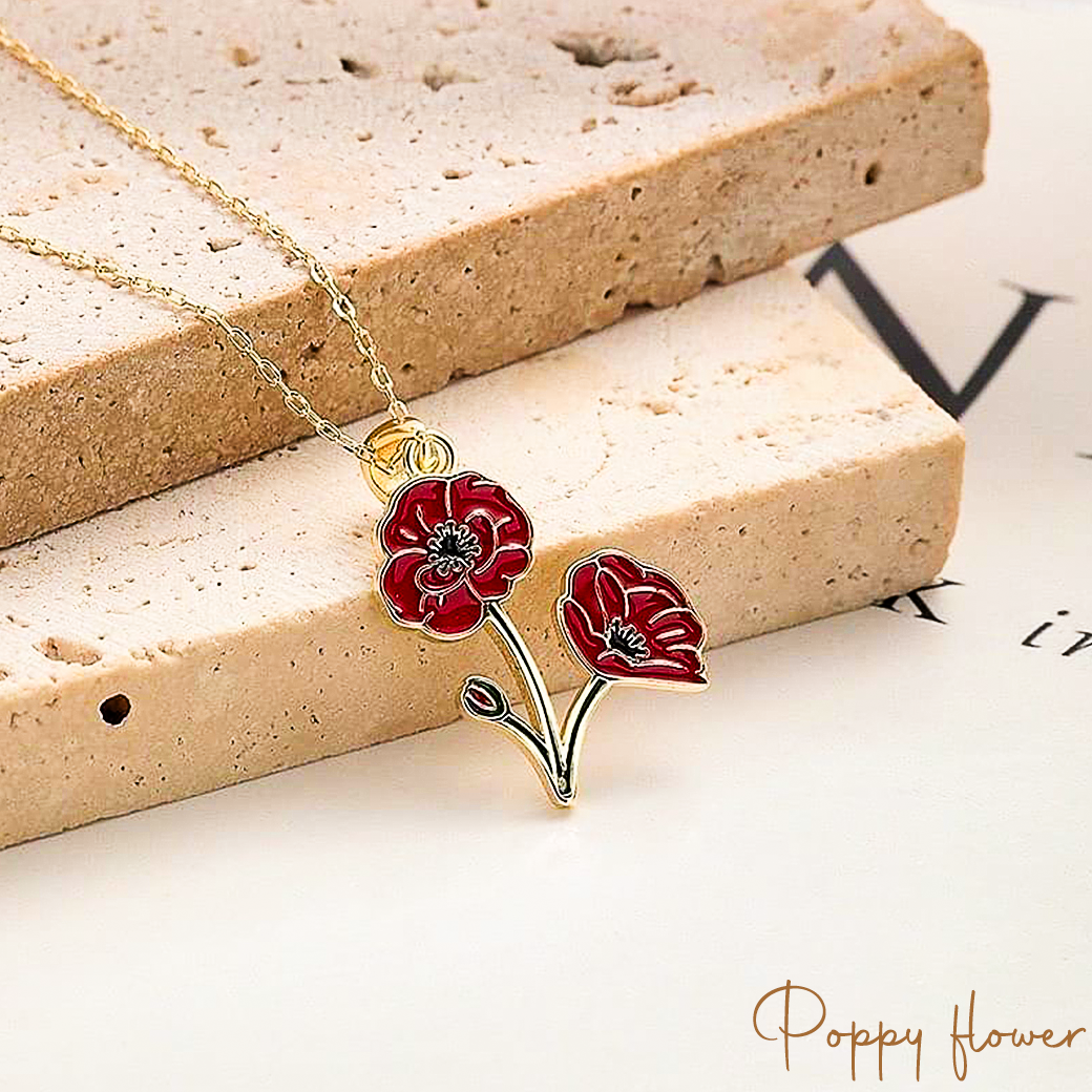 Flower-Inspired Valentine Necklace