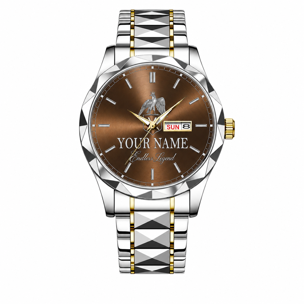 Namecollab K03 Custom Engraved & Personalized Watches for Men